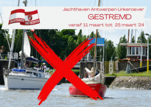 Stremming Jachthaven Antwerpen Linkeroever
